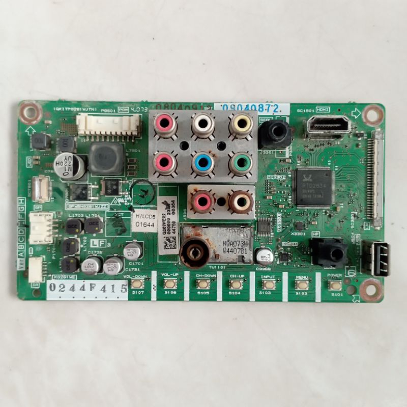 MB MOBO MAINBOARD MODULE MESIN TV SHARP LC 24LE155M LC 24LE150M