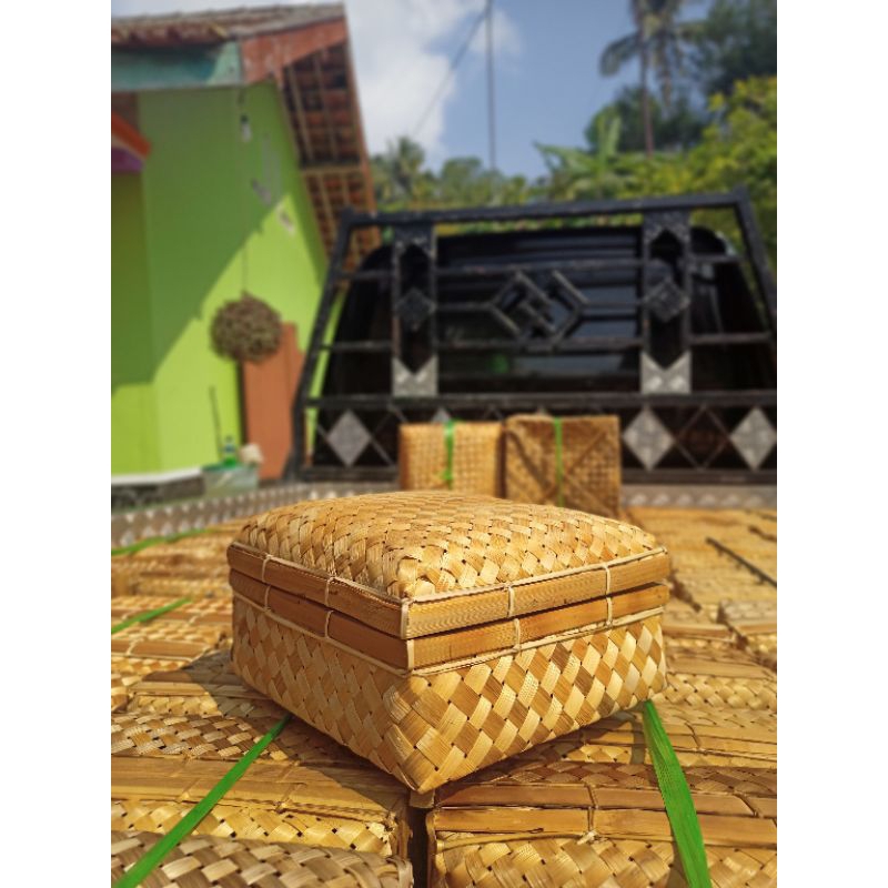 SOKASE BAMBU | BOX BAMBU | SOKASE BAMBU ASAP UKURAN 20-30 CM