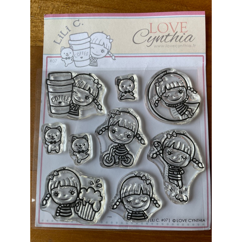 

Preloved Love cynthia clear stamp - Lili c - second clear stamp