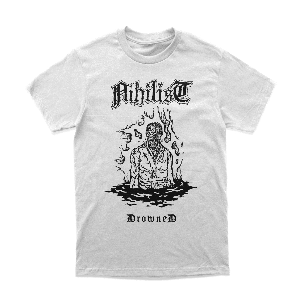Kaos Tshirt Baju Band Nihilist "Drowned" Merchandise