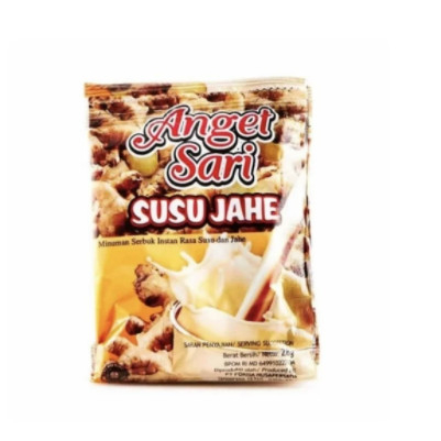 

Anget Sari Susu Jahe 25gr 1 renceng isi 10 pcs