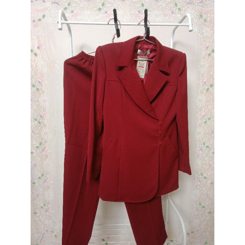 (SATU SET) Blazer / Jas Wanita formal Fizz LD 93 cm Size M