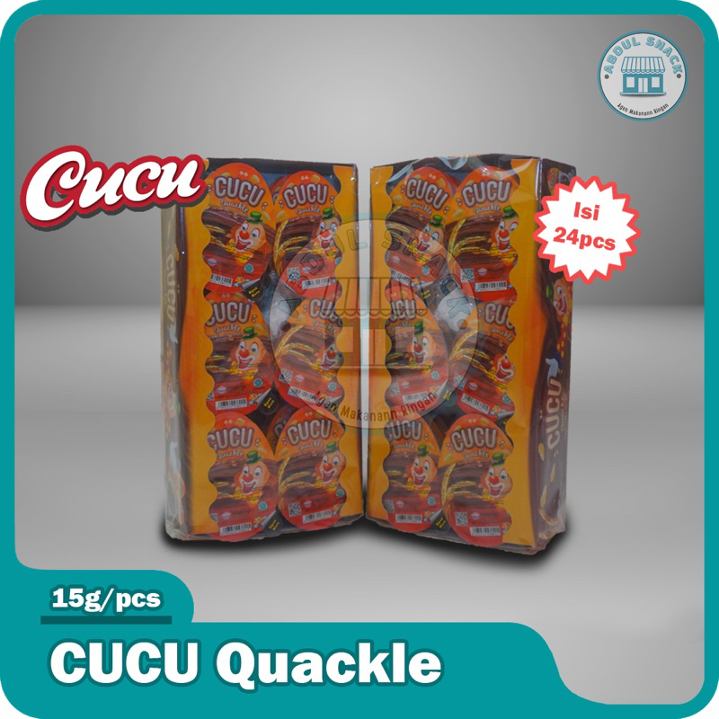 

Cucu Quackle Cereals Snack Cokelat Crispy Box isi 24 pcs