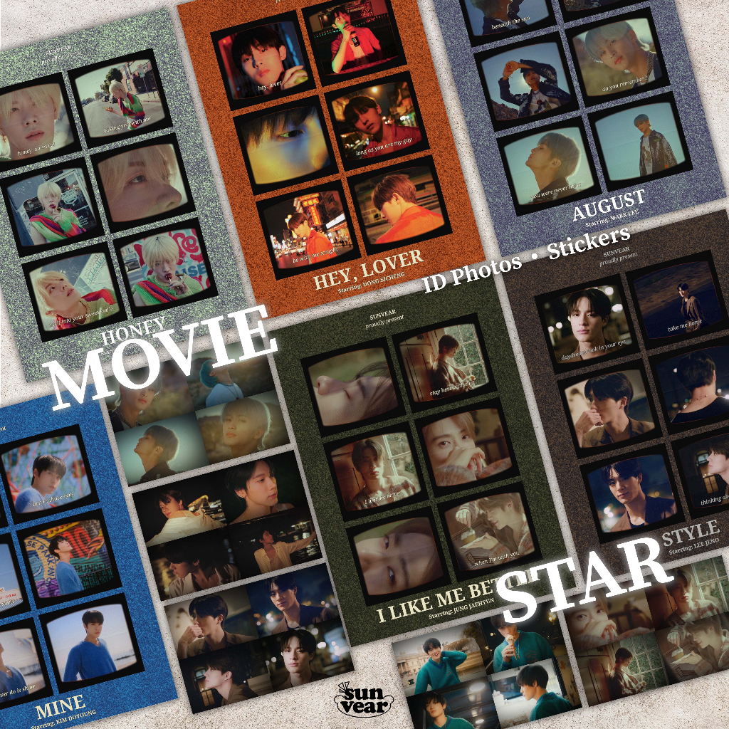 [CLEARANCE] Movie Star Sticker + 4x6 Photos NCT NCT Dream NCT 127 WayV by sunvear