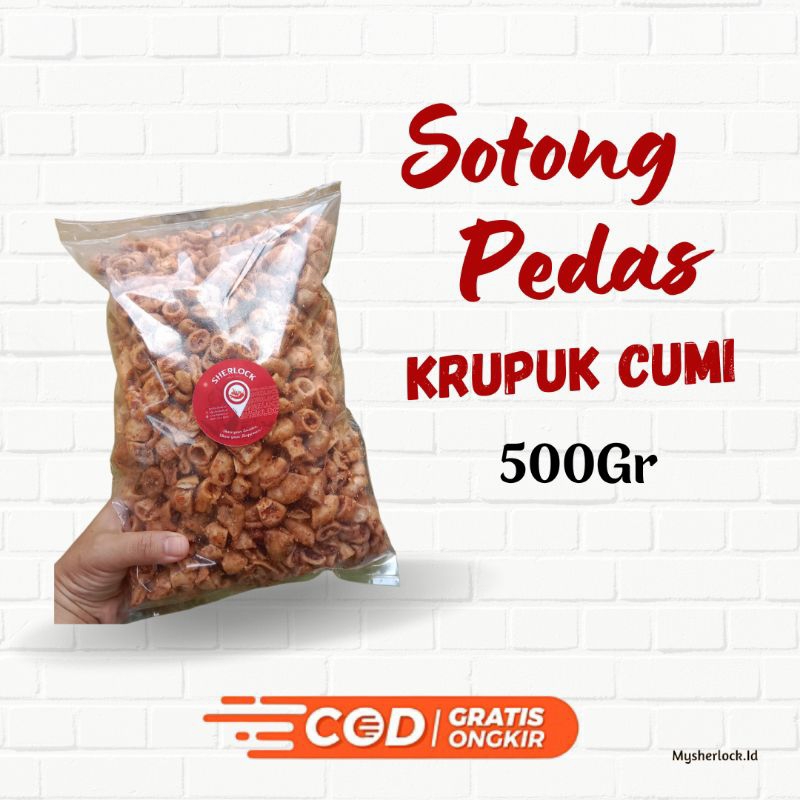 

Sotong Goreng 500GR Pedas Krupuk Cumi