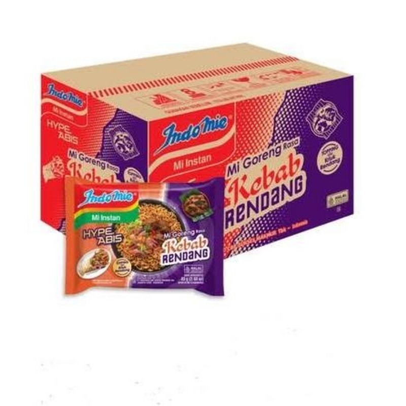 

mie Indomie rasa kebab rendang 1 dus