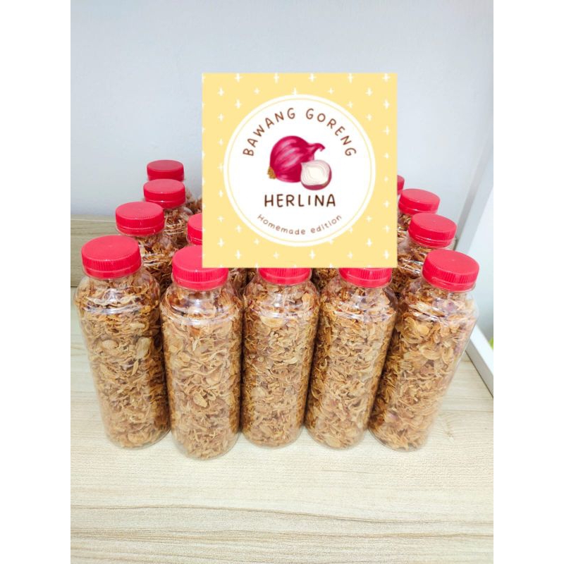 

Bawang Merah Goreng Krispi Homemade Botol 250ml