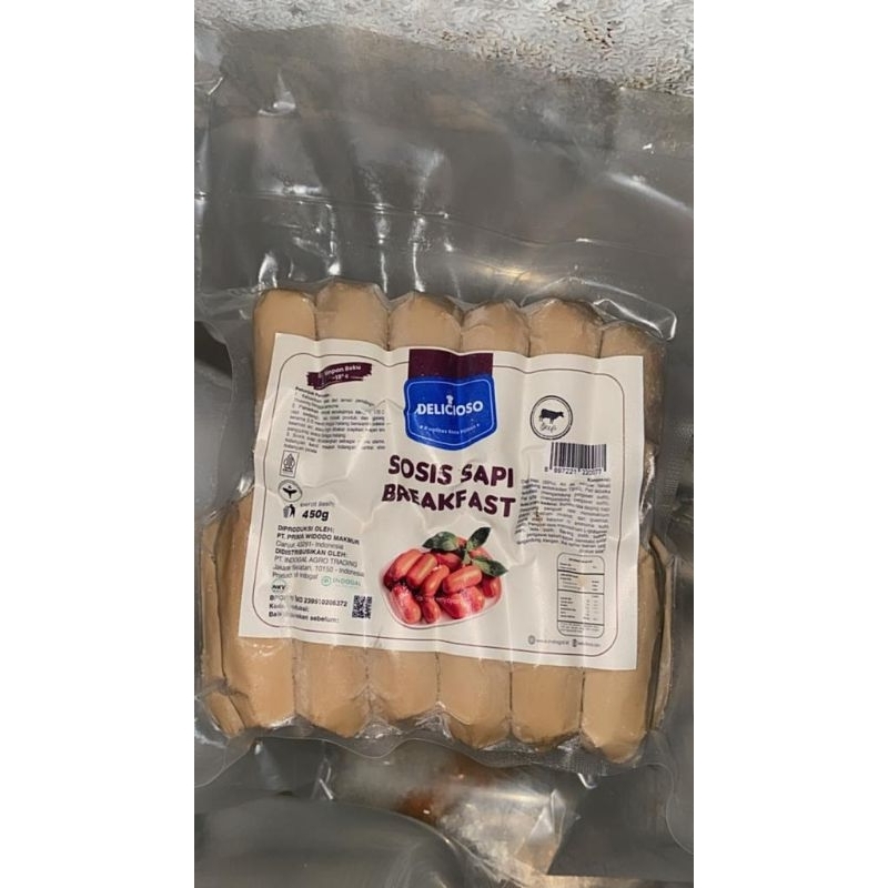 

Sosis breakfast (delicioso) 450g murah