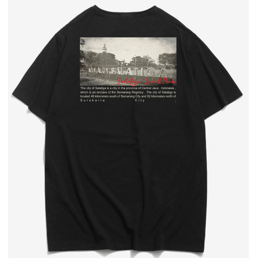 Kaos Salatiga Pride Tshirt Salatiga Local Pride