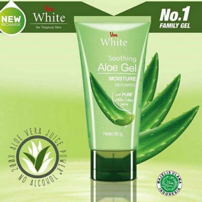 ❤ Heyskin Official❤ Viva Aloevera Gel 80 gr | Gel Lidah Buaya BPOM