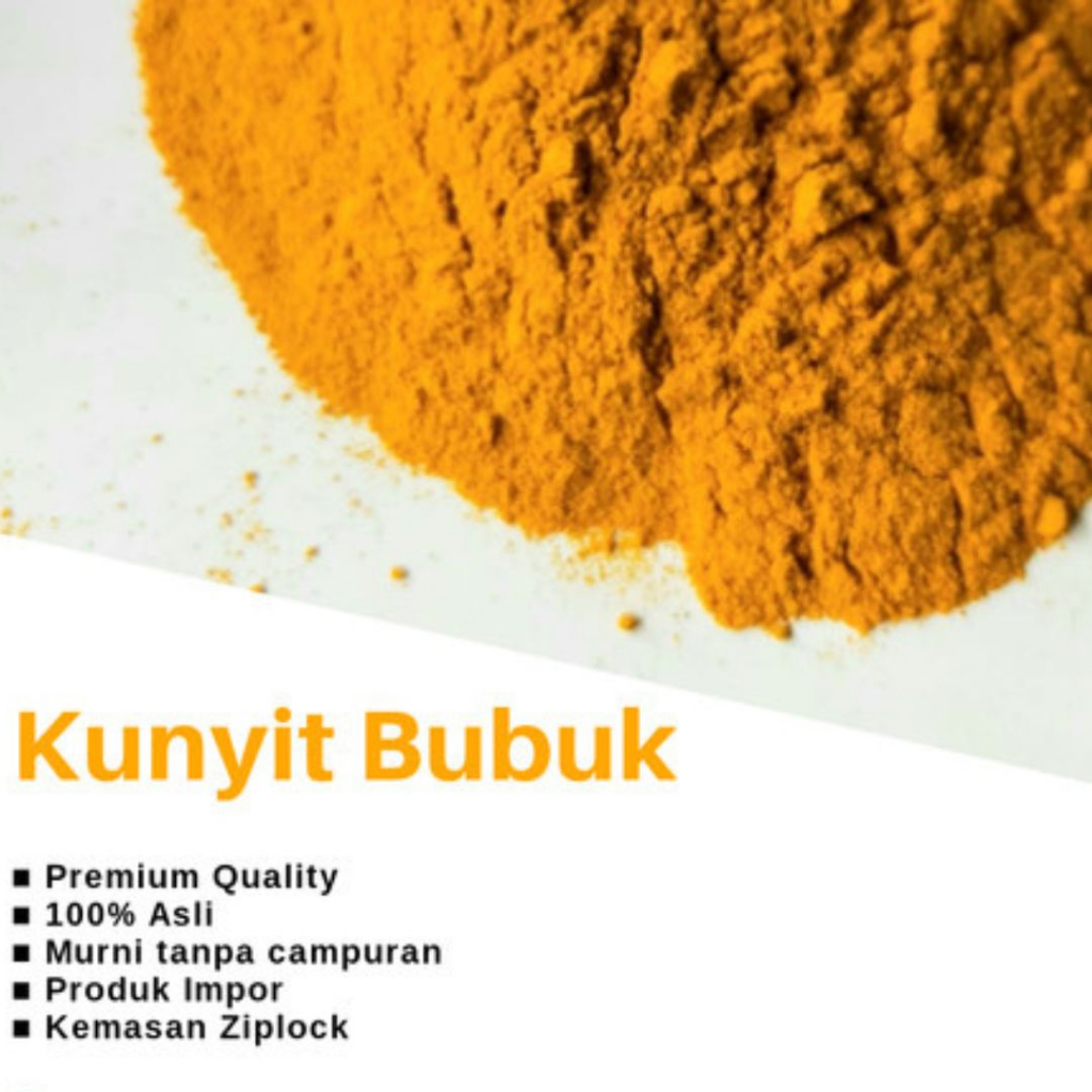 

Kunyit Bubuk Murni / Turmeric Powder / Ground Turmeric / JSR 100% PREMIUM QUALITY 100 gr