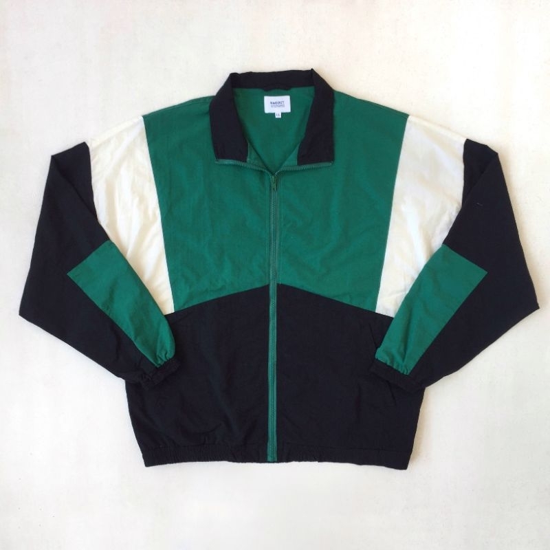 JAKET COLOURBLOCK RAG OUT || SIZE XL