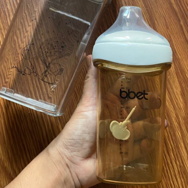 BBET Triangle Feeding Bottle PPSU 240ml preloved