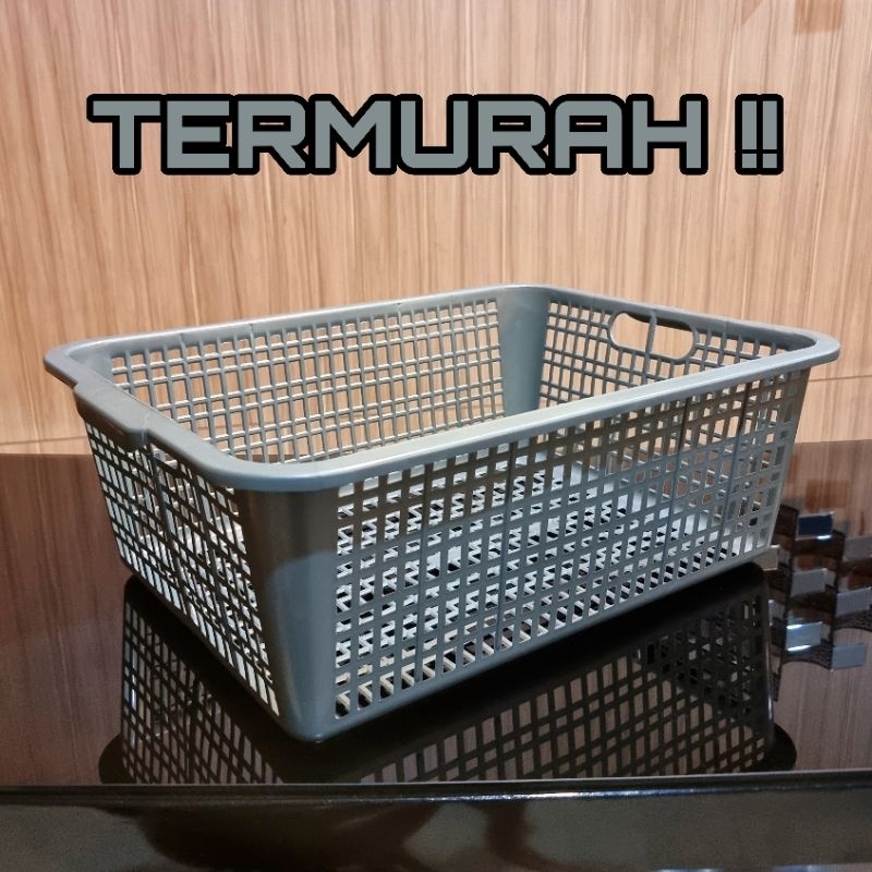 Keranjang Tempat Penyimpanan Laundry Setrika Baju Pakaian Kain Bersih Kotor Anak Bayi Baby Newborn B