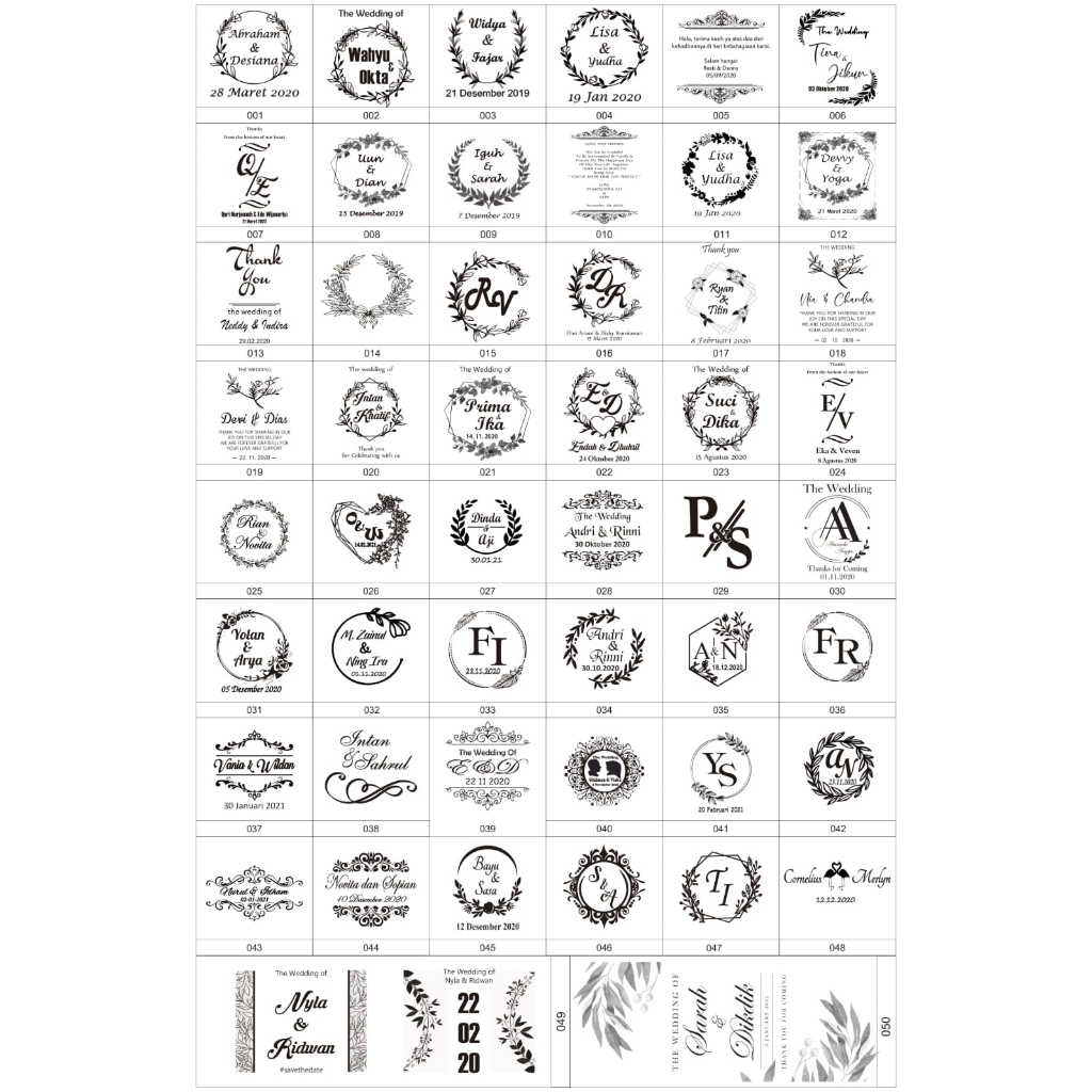 Tambahan desain souvenir embos sablon label embos label jahit souvenir pernikahan wedding acara kant