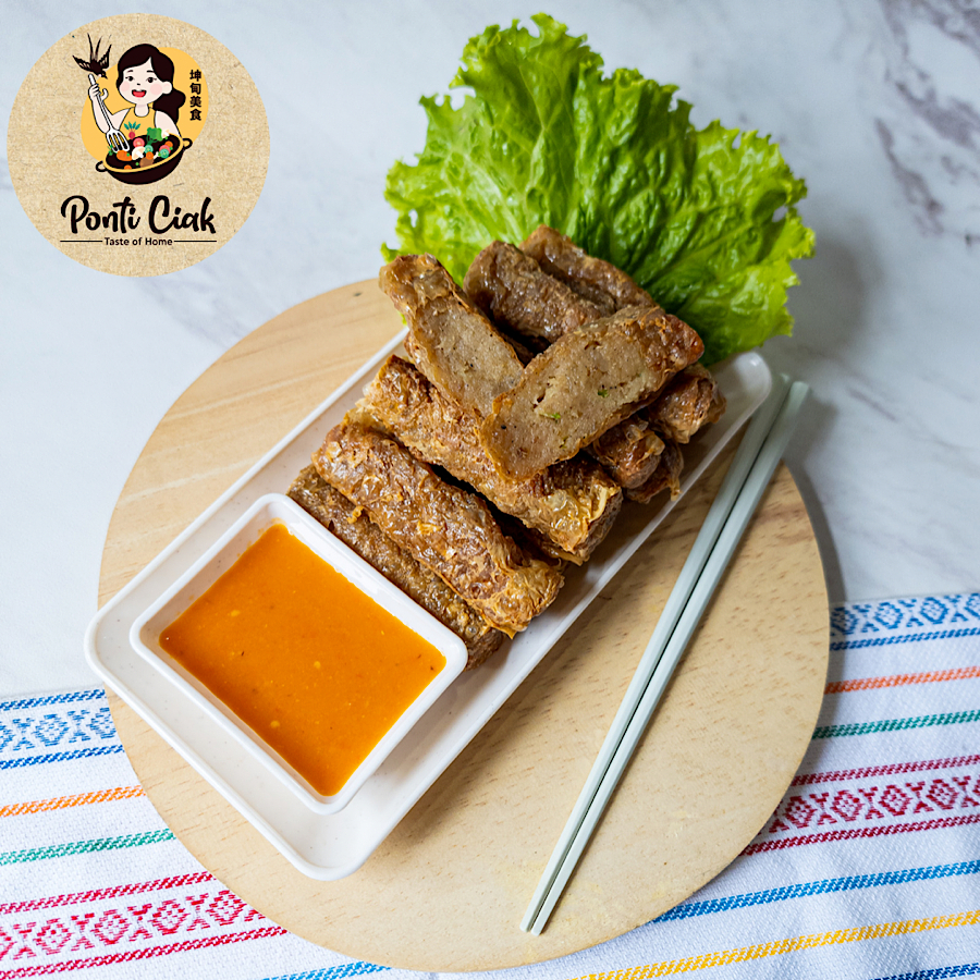 Kekian Ayam Udang Frozen Homemade - Hekeng Ayam Udang Halal - Ngohiong