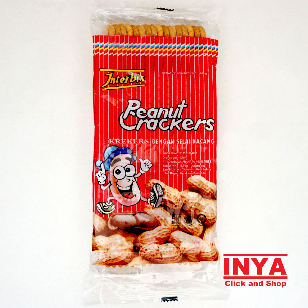 

Interbis Peanut Crackers 268gr - Biscuits