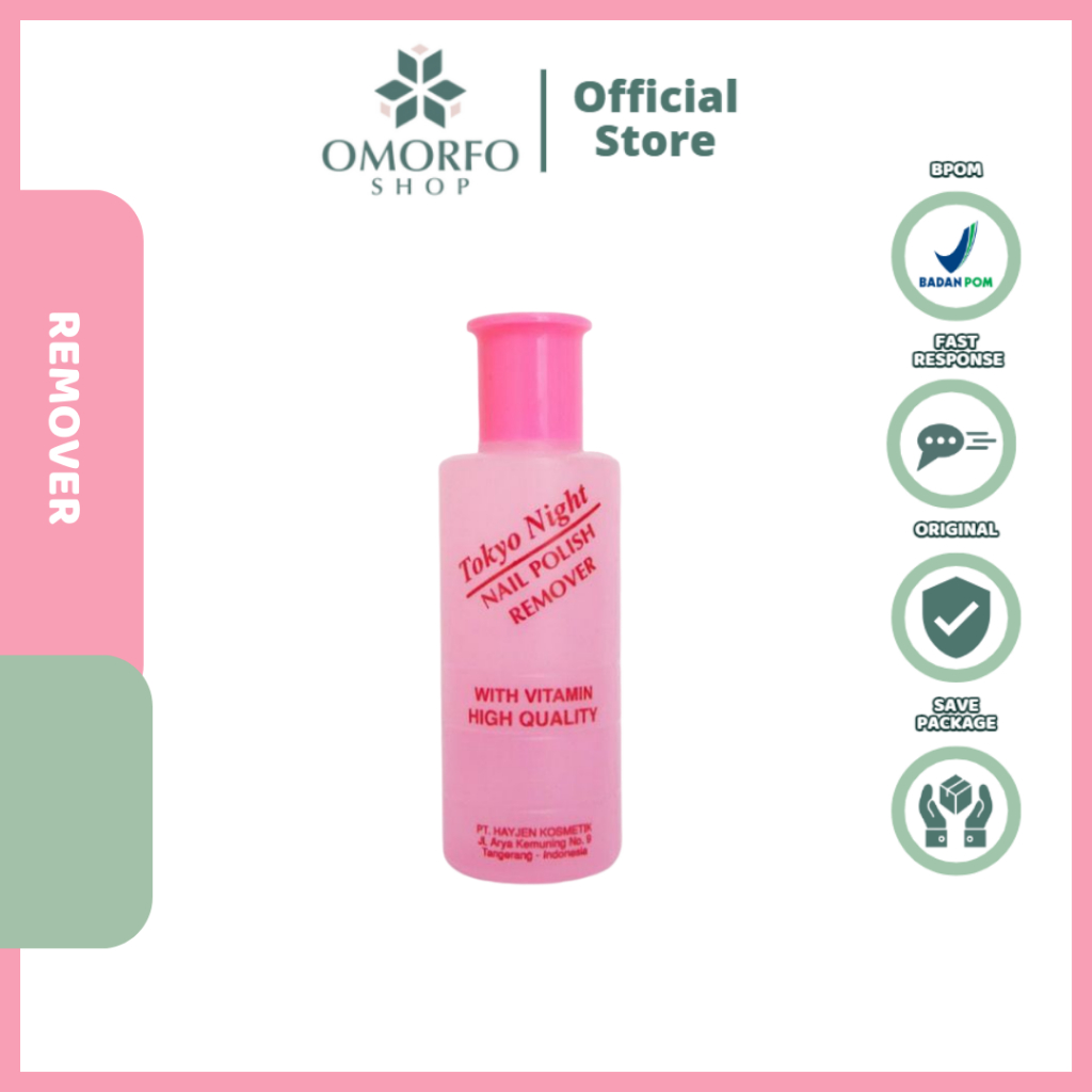 [Omorfo] Tokyo Night Polish Remover | Nail Polish Remover