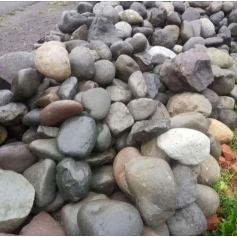 Batu Kali Ukuran Besar Netto 5kg Original