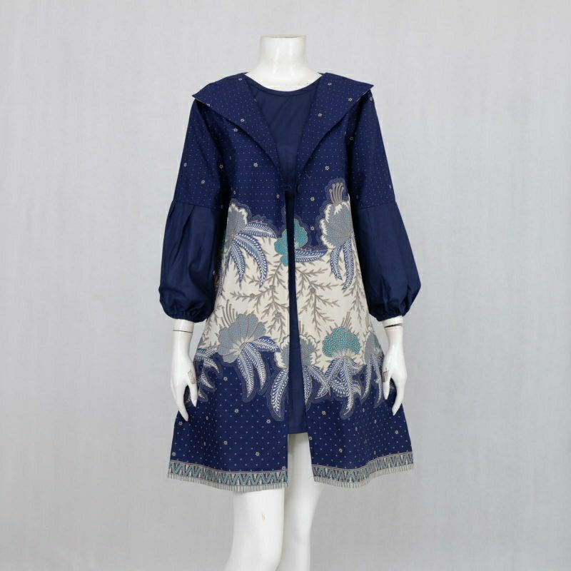 Tunik Pertiwi furing glenca Batik print solo SMLXLXXL XXXL