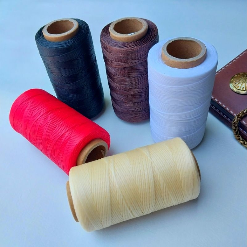 260 Meter 150D 0,8Mm Benang Jahit Wax Untuk Kerajinan Jahit Kulit
