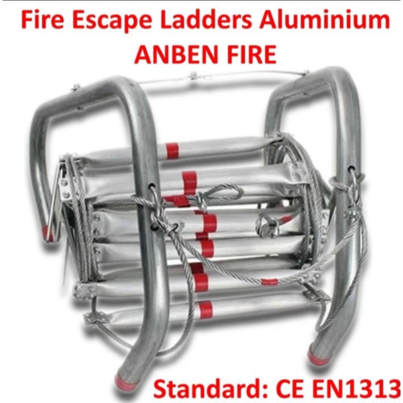 Tangga Darurat Aluminium Aloy 20 Meter / Fire Escape Ladders Alimunium Aloy Original