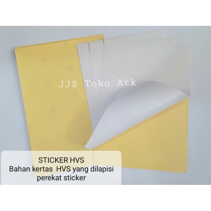 

Kertas Stiker HVS / Sticker Doft A4 (10 lembar)