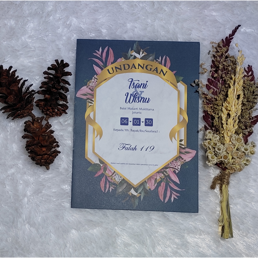 Undangan Pernikahan Aesthetic Murah Mewah Falah 119