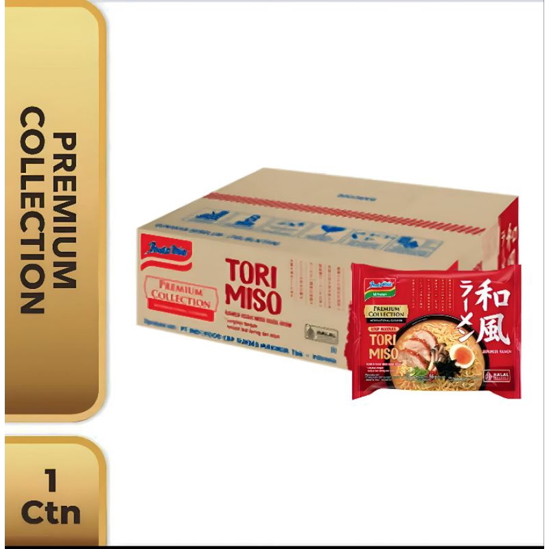Indomie Japanese TORI MISO Ramen 1 Dus isi 20 pcs