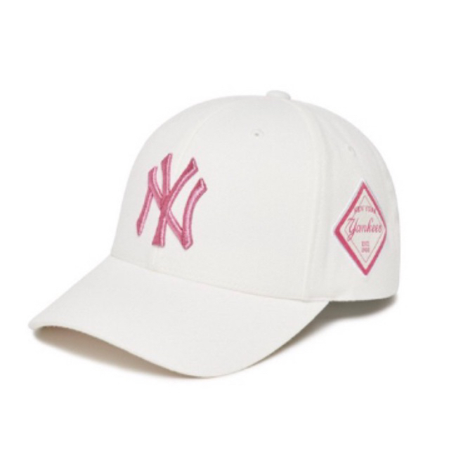 Preloved - MLB Cap Yankees white list pink