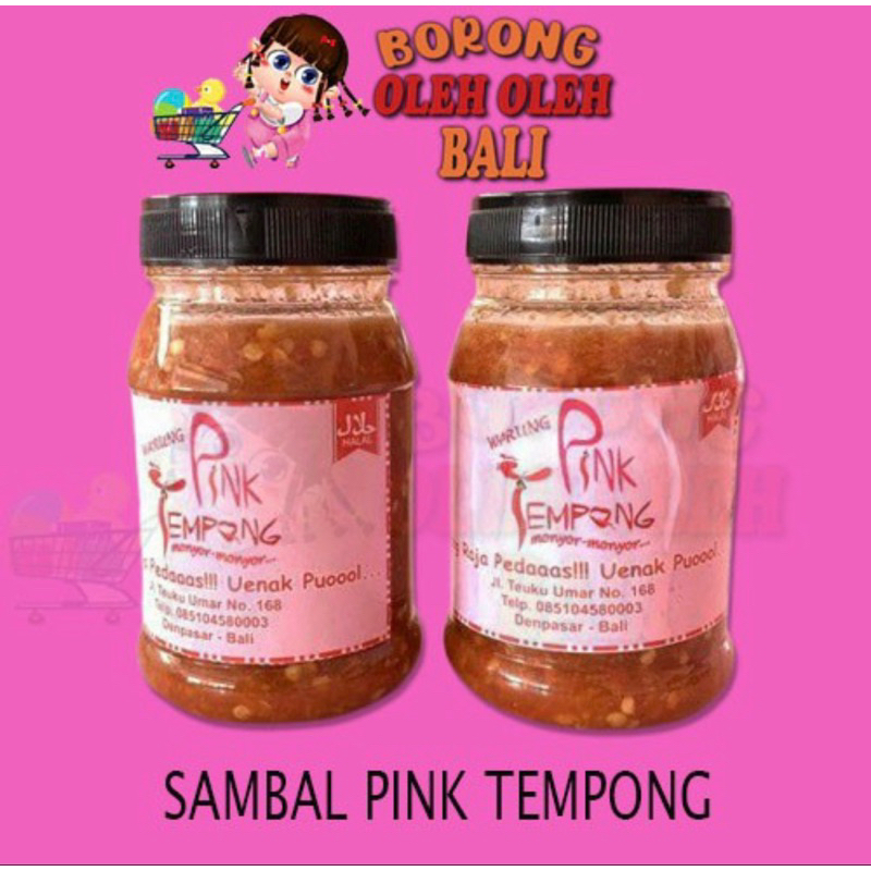 

Sambal tempong Bali Asli PINK Tempong / sambel tempong / sampel pink tempong asli bali