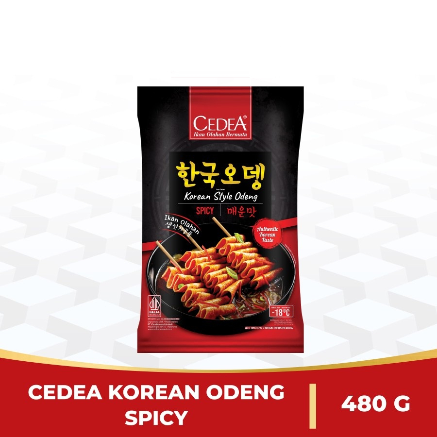 

CEDEA ODENG KOREA PEDAS 480GR OLAHAN IKAN SPICY ODEN