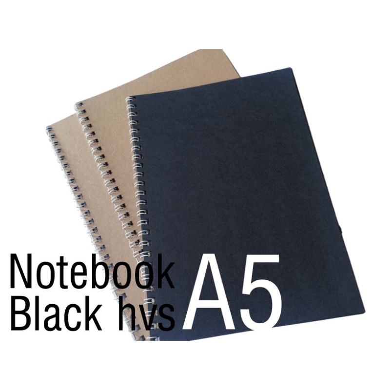 

My StiCute Notebook Polos Black paper hvs A5