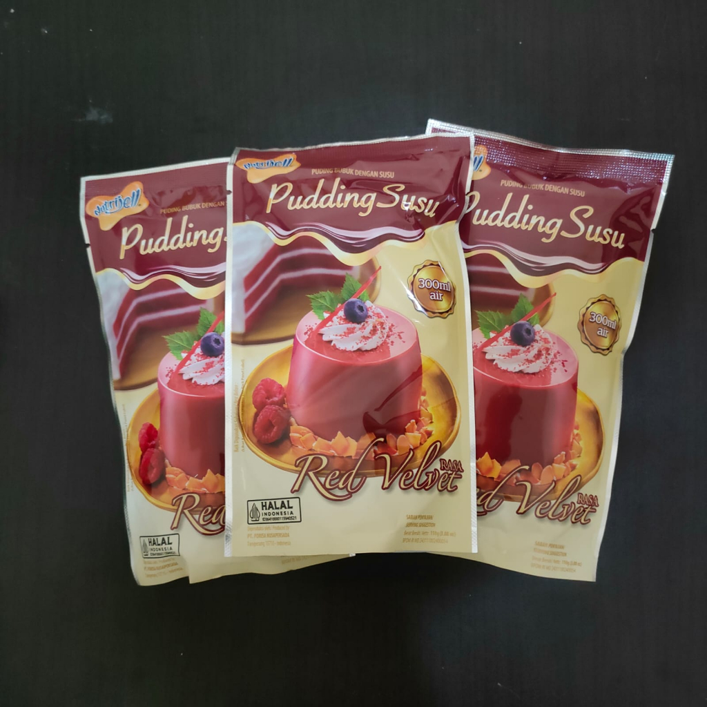 

NUTRIJEL NUTRIJELL PUDING SUSU RED VELVET 110 GR PER SACHET