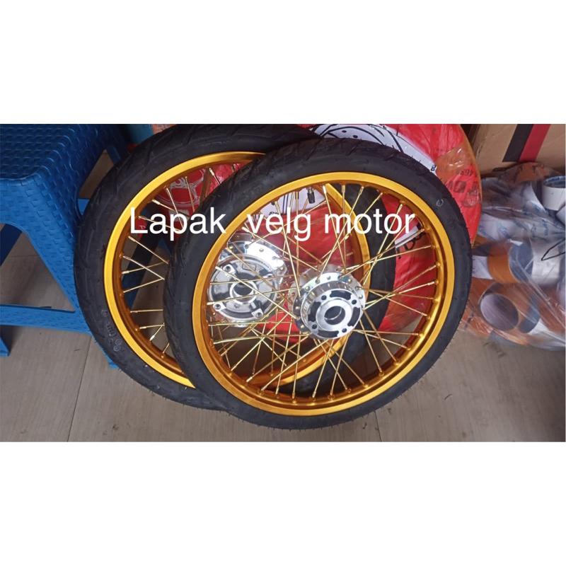 velg mx new 135 doubel disc uk 140/140x17 plus ban