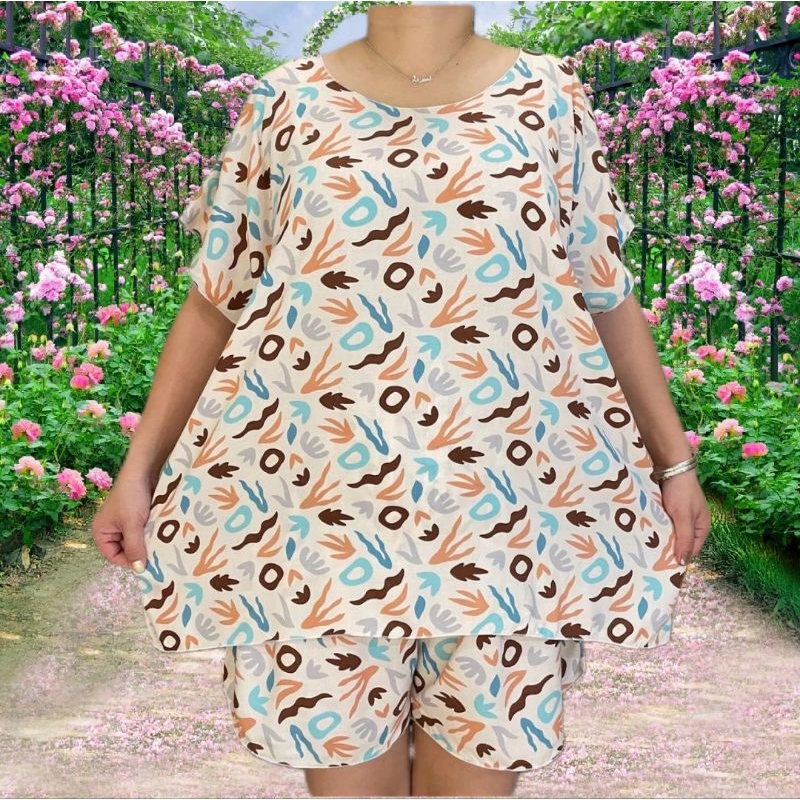 setelan jumbo baju bali pantai wanita ukuran xxxl bahan rayon#set baju hamil dan tidur