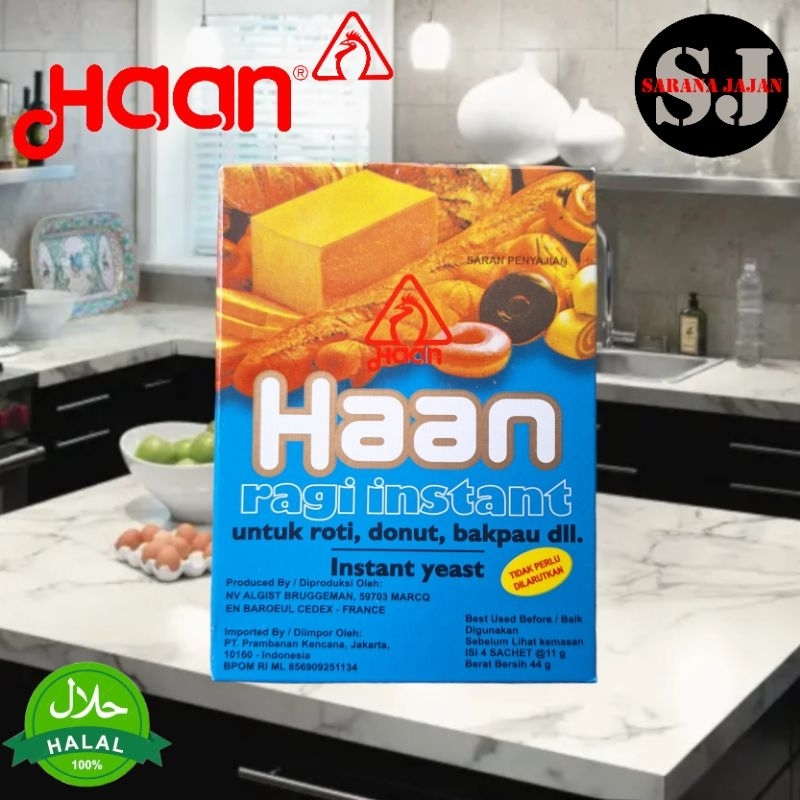 

Haan Ragi Instant Yeast / Ragi Instan Kering 44gr