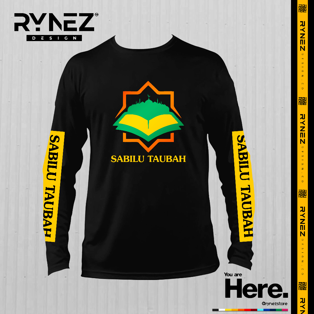 RYNEZ - KAOS DISTRO 24S SABILU TAUBAH OFFICIAL Kaos Baju Dekengan Pusat Gus Iqdam Jalur Langit Tshir