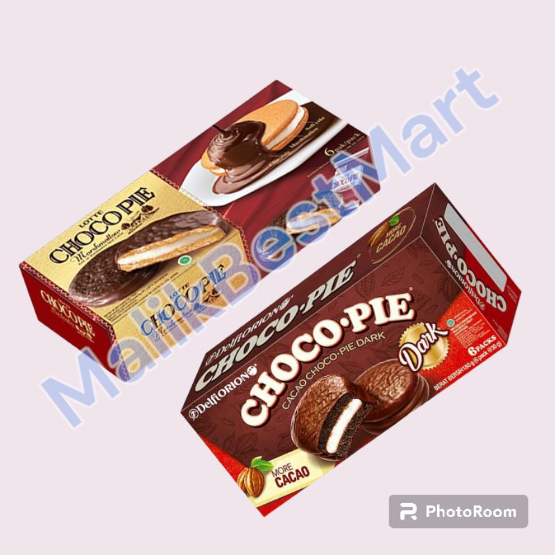 

CHOCO PIE Marshmallow Soft Cake/Orion Dark 6 x 28 g