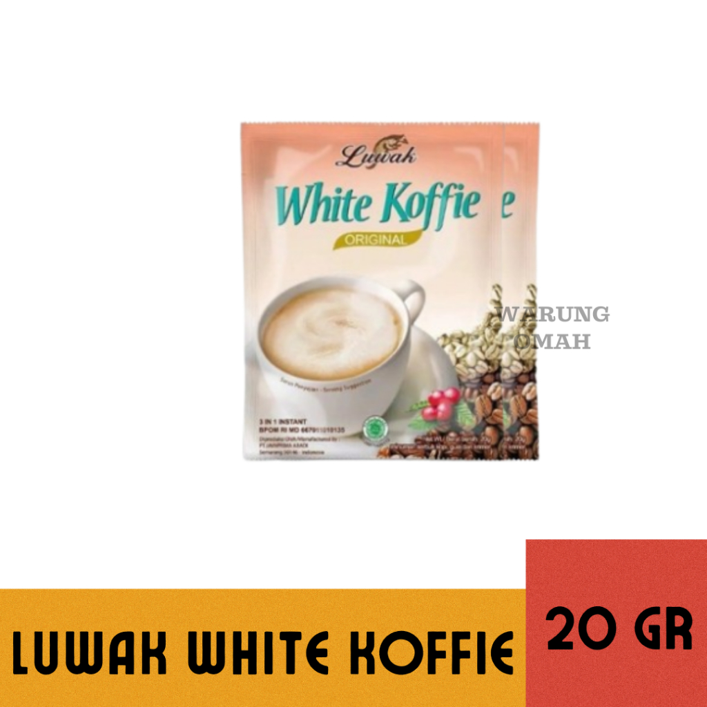 

KOPI INSTAN LUWAK WHITE KOFFIE - TERMURAH