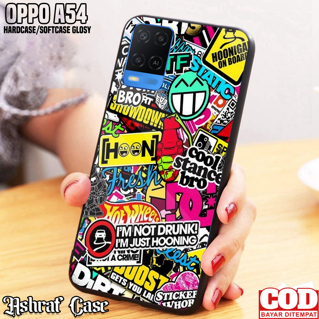 Case Oppo A54 - Casing Hp Oppo A54 ( GRAFF ) Softcase Hp - Silikon Oppo A54 - Kondom Hp - Pelindung 