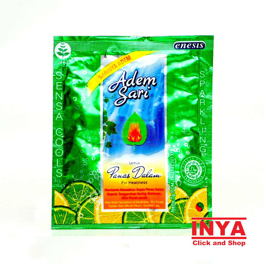 

Adem Sari Panas Dalam 7gr Sachet - Minuman Serbuk Herbal