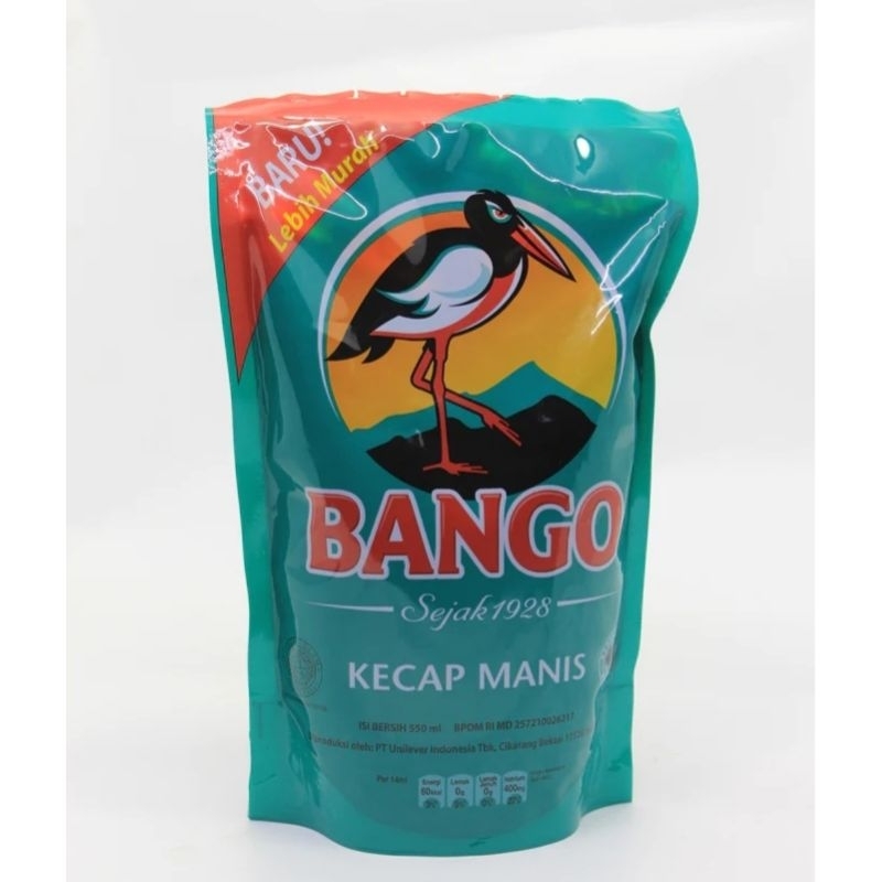 

Bango kecap manis pouch Refill 520ml