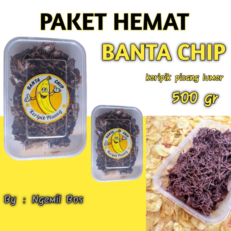 

Keripik pisang coklat luner PAKET HEMAT 500 gr BANTA CHIP