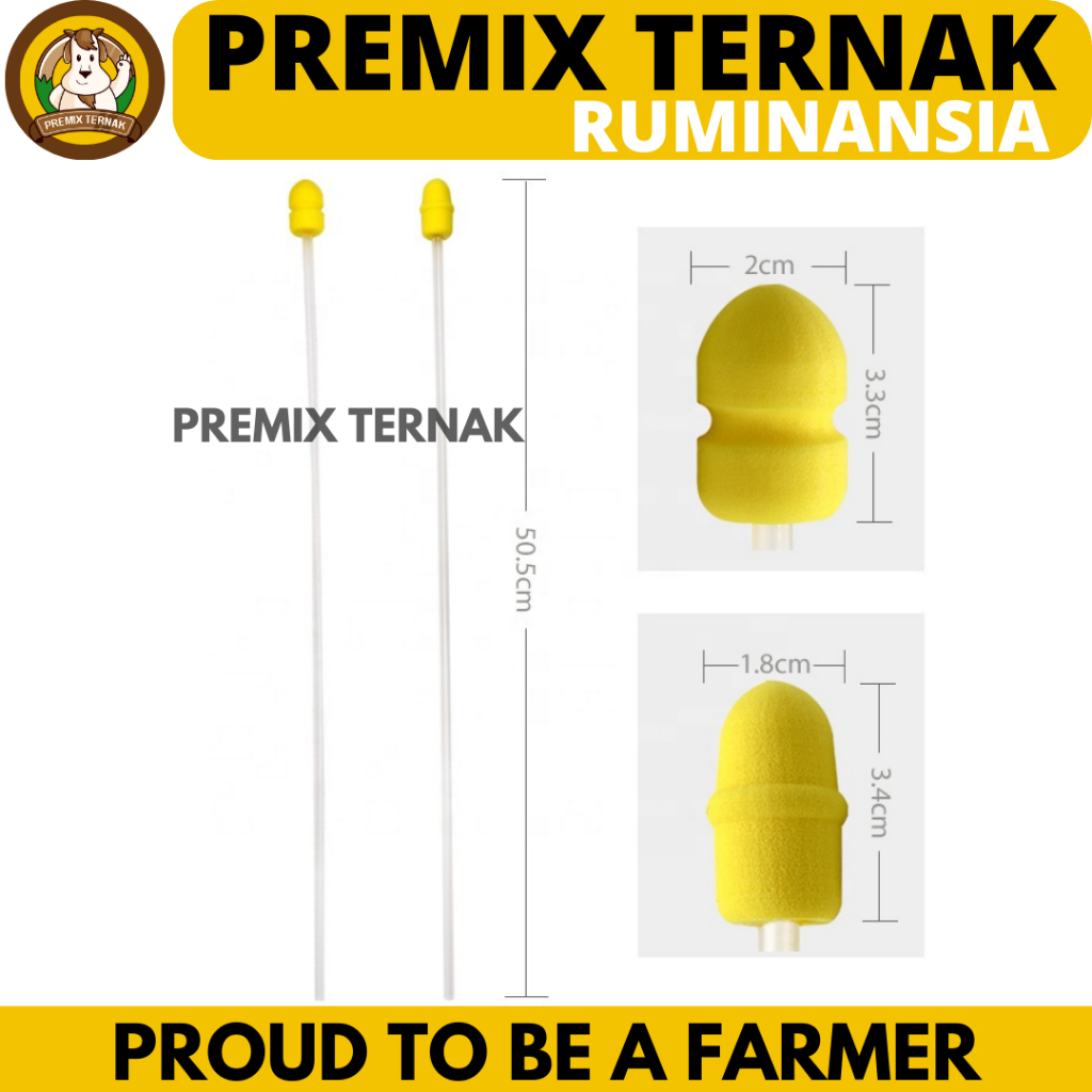 KATETER BABI FOAM - ALAT IB BABI - Katheter babi - Alat Inseminasi Buatan Babi Foam - Catheter Pig