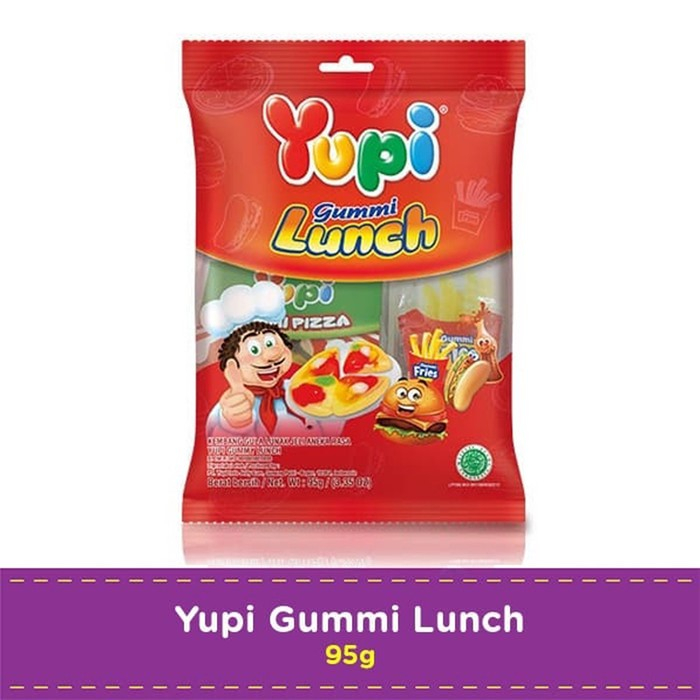 

YUPI GUMMI LUNCH 95 GRAM