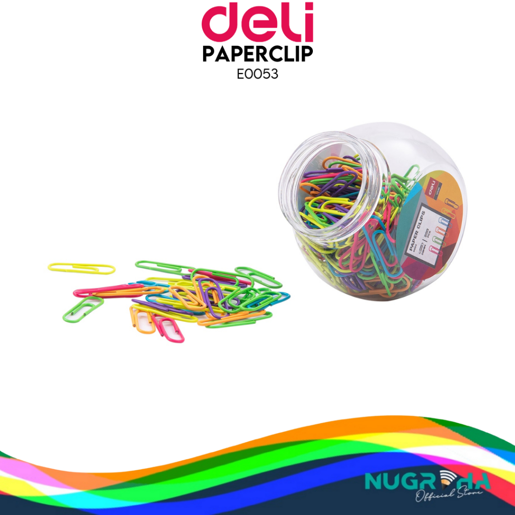 

PAPER CLIP PENJEPIT KERTAS WARNA DELI 0053
