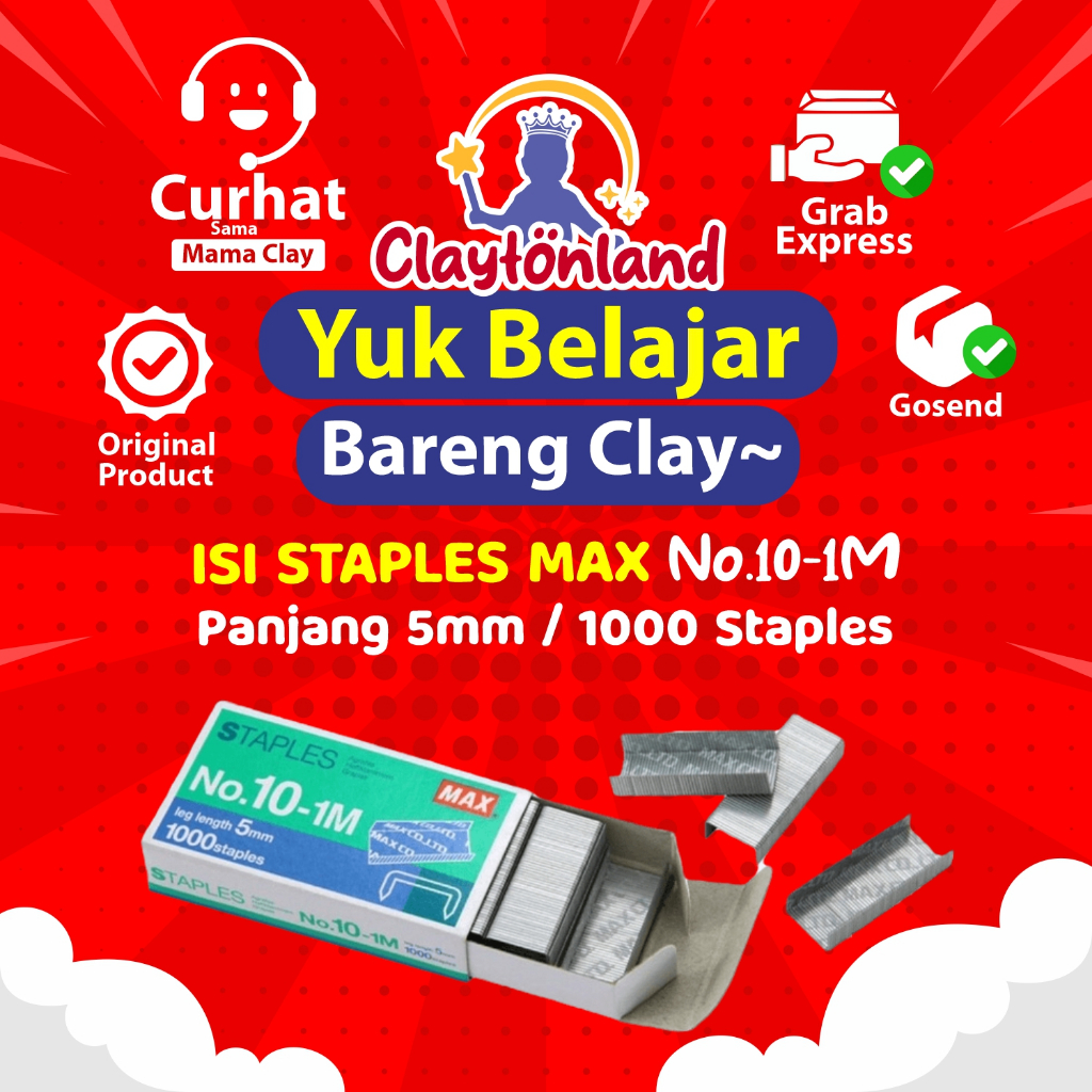 

Isi Staples no.10 (kecil) Max/Refill Staples no.10 MAX