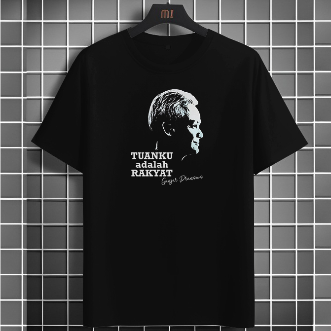 KAOS GANJAR PRANOWO PRESIDEN T SHIRT PARTAI PDI COWOK / CEWEK KEREN | GANJAR PDI PRESIDEN