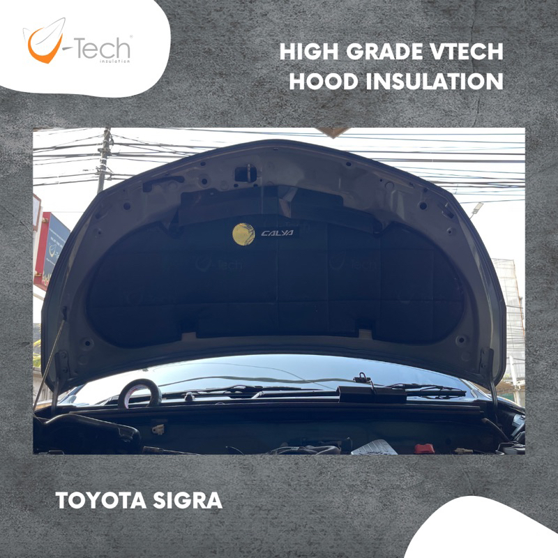 PEREDAM PANAS KAP MESIN / PEREDAM SUARA DAIHATSU SIGRA TOYOTA CALYA